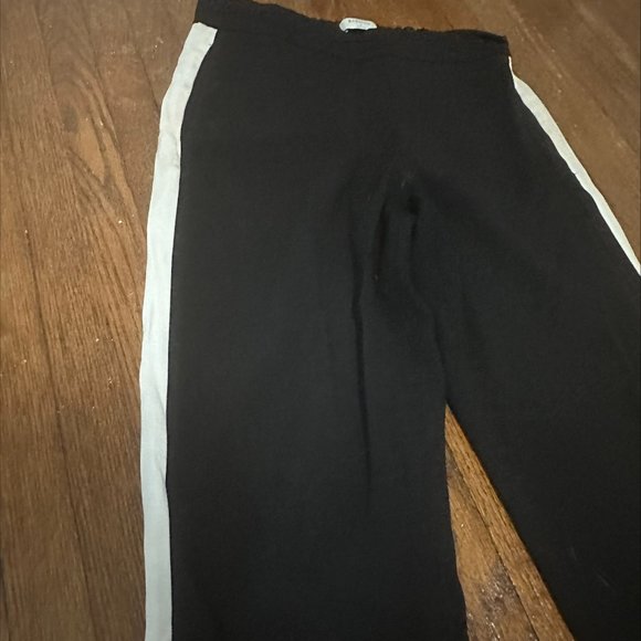 Babaton x Aritzia black & white side stripe pants/Size Medium - Picture 2 of 2